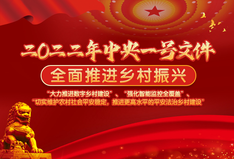 2022年中央一號(hào)文件發(fā)布，智慧安防產(chǎn)業(yè)有哪些“大錢(qián)景”？